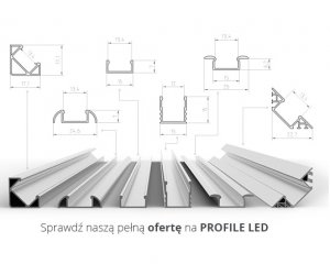 Profile Led Lakierowane proszkowo