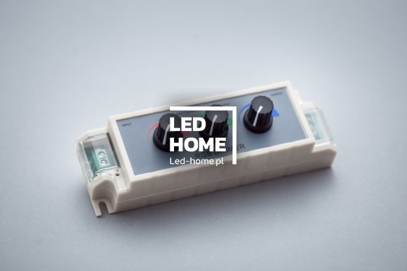 Ręczny potencjometr - ściemniacz do taśm i listw LED RGB 12V o mocy do 108W.